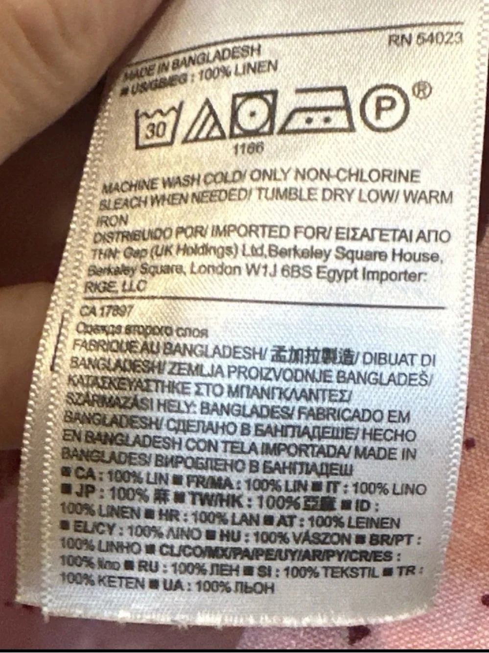 Banana Republic 100% linen